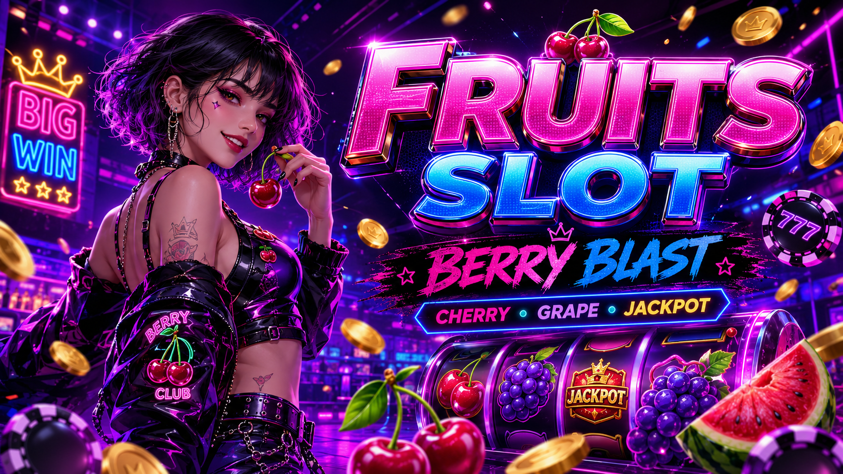 Fruit Slot Neon Arcade